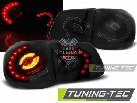 Задние фары VW TIGUAN (2007-2011) LED TAIL LIGHTS fits тонированные черные