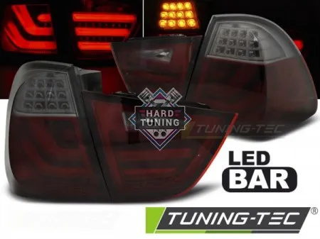Задние фары BMW E91 (2009-2011) LED BAR TAIL LIGHTS fits красно-тонированные