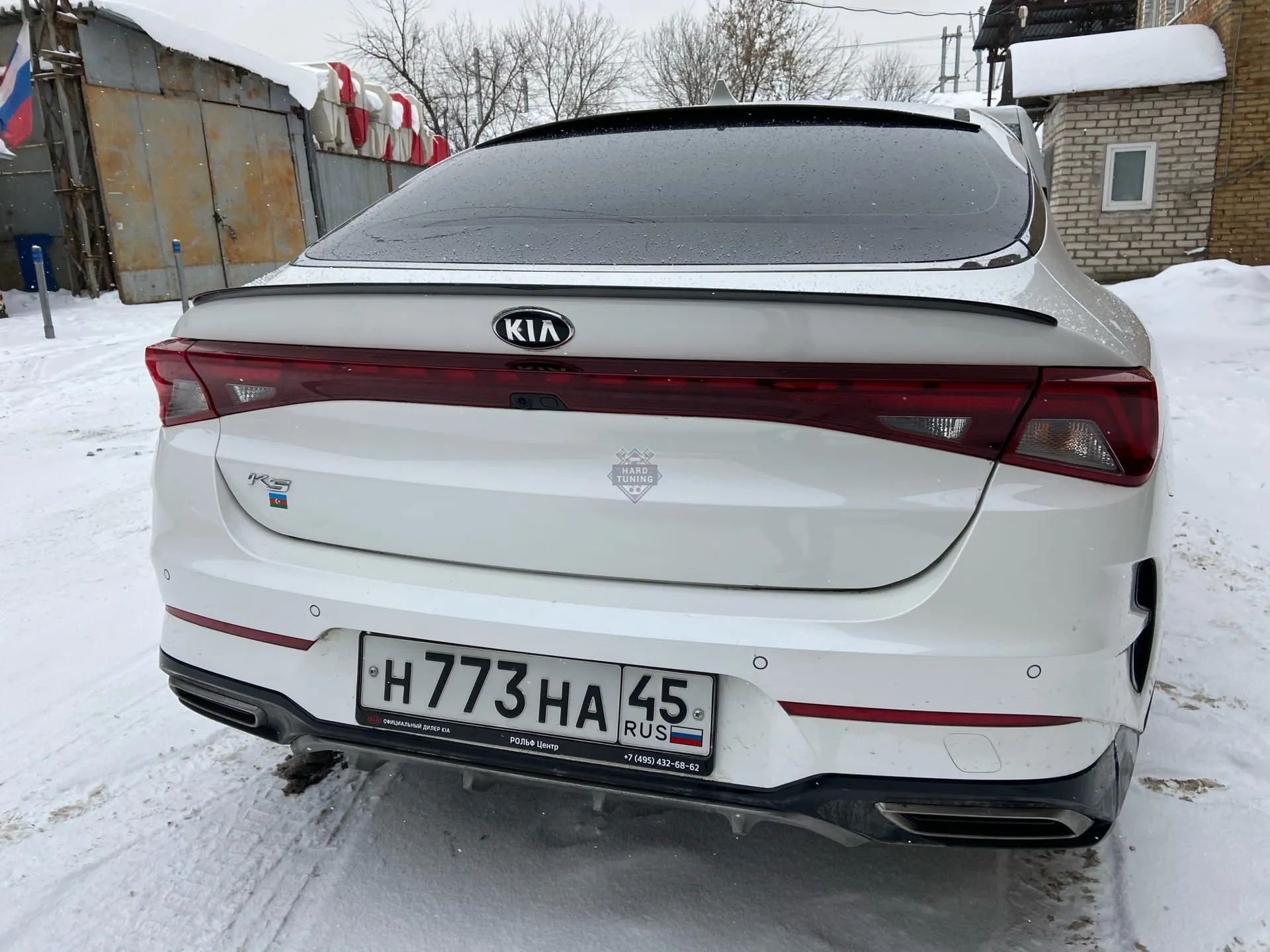 Спойлер лип - широкий KIA K5