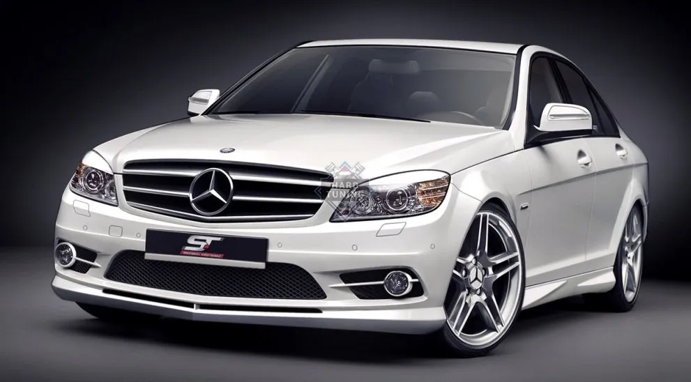 Накладки на пороги ST Mercedes C-Class W204