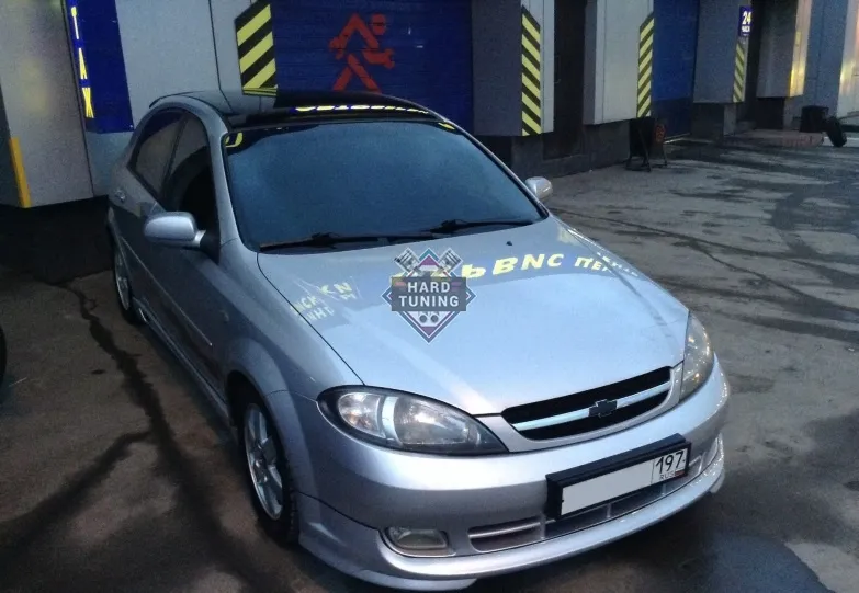 Накладка на передний бампер WTCC Chevrolet Lacetti Хэтчбек