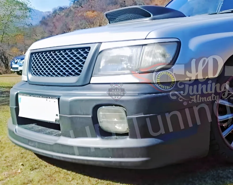 Накладка на передний бампер Custom Subaru Forester SF Дорестайлинг