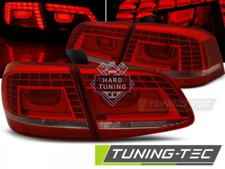 Задние фары VW PASSAT B7 SEDAN (2010-2014) LED TAIL LIGHTS fits красно-белые