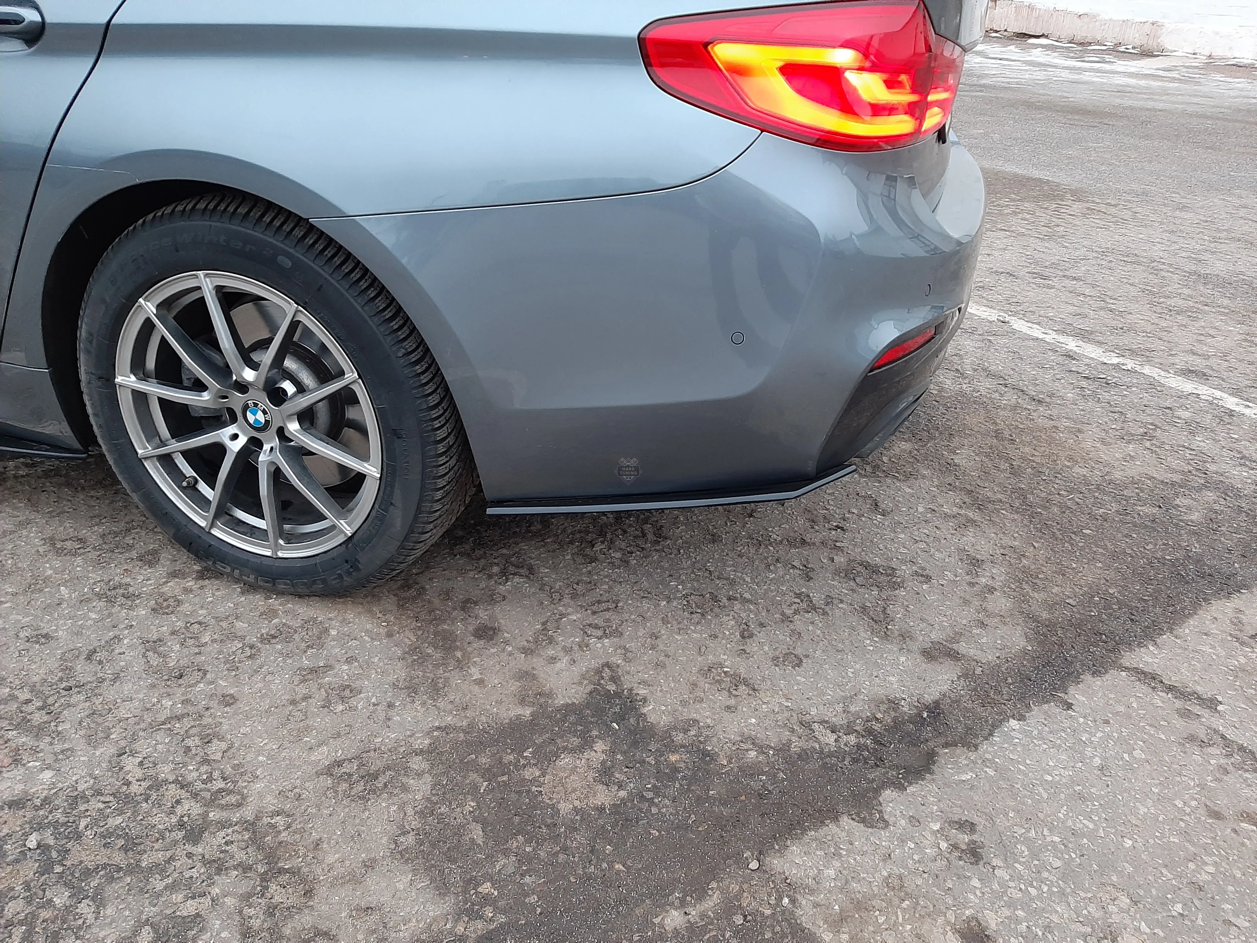 Накладки под задний бампер (Мини-лезвия) BMW 5-series (G30)
