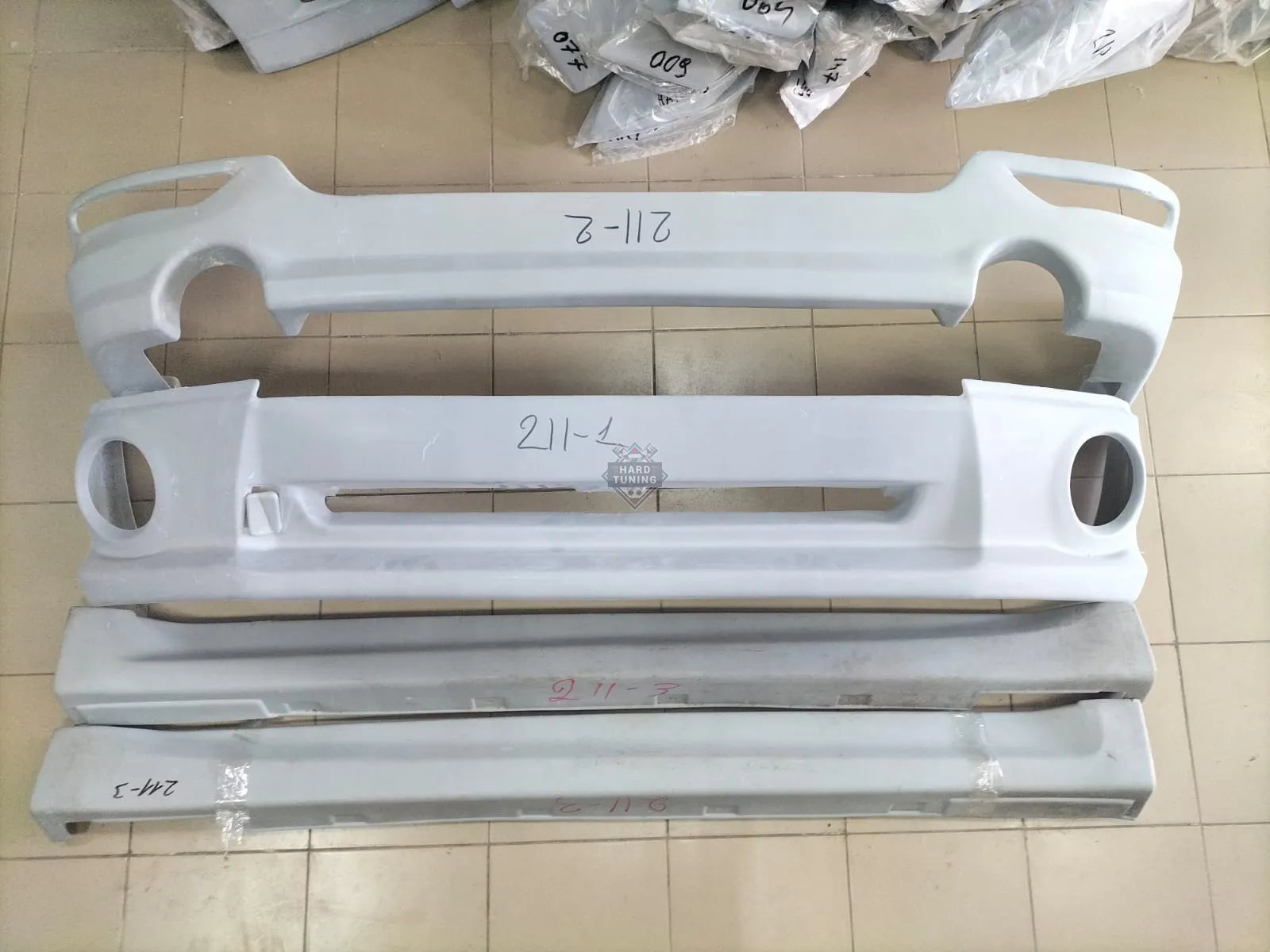 Накладка на передний бампер Subaru Forester 3 SH