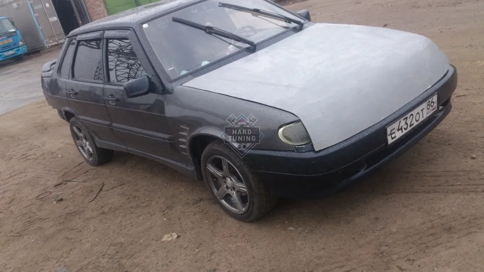 Стеклопластиковый капот Subaru style ВАЗ 2113