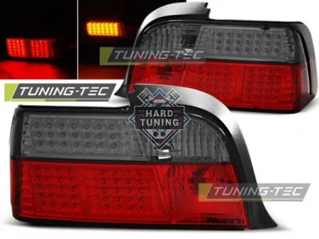 Задние фары BMW E36 (1990-1999) COUPE LED TAIL LIGHTS fits красно-тонированные