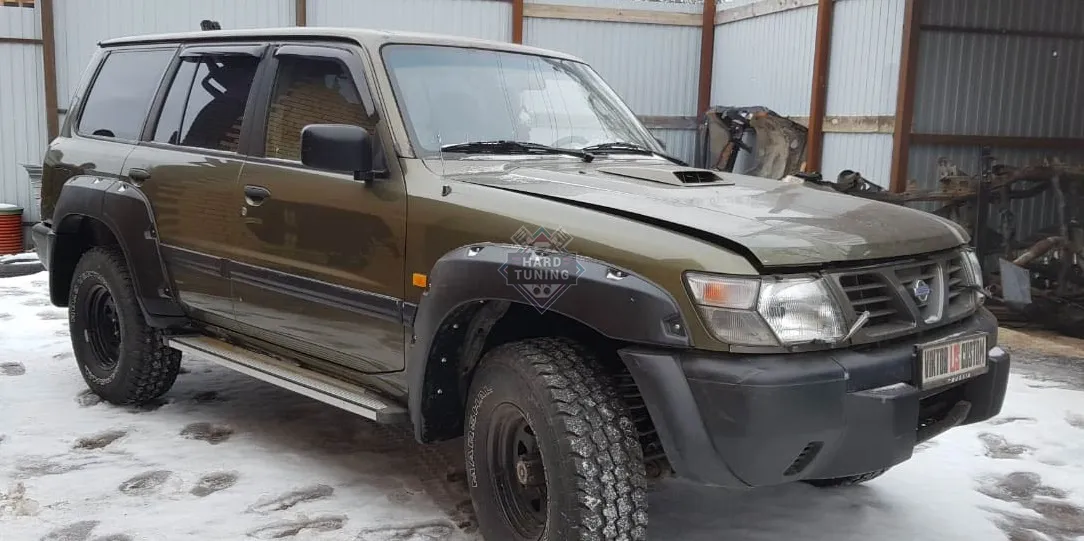 Расширители арок Nissan Patrol Y61 +85ММ (КОМПЛЕКТАЦИЯ ПОД ШНОРКЕЛЬ)
