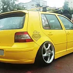 Накладка на задний бампер GLI Volkswagen Golf 4