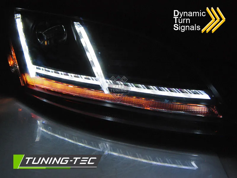 Передние фары AUDI TT 10-14 8J XENON HEADLIGHTS LED DRL SEQ fits with AFS черные