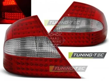 Задние фонари Mercedes CLK W209 (2003-2010) LED красно-белые