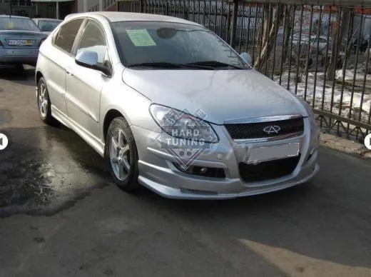 Накладка на передний бампер Chery M11/M12