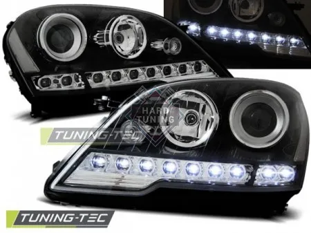 Передние фары Honda Civic 5 2D/3D (1991-1995) черные
