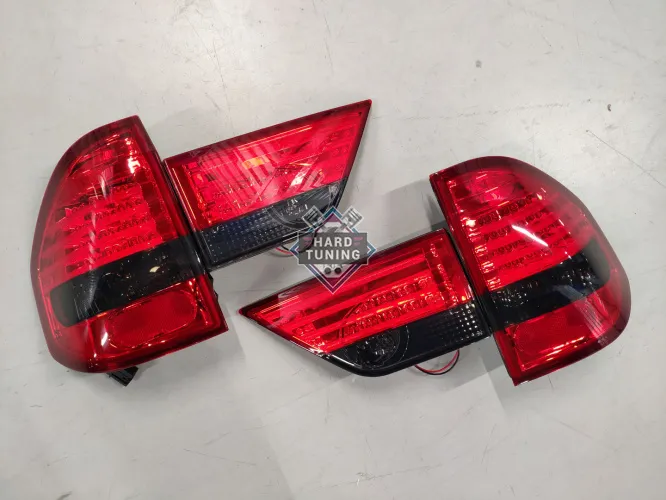 Задние фонари BMW X3 E83 (2004-2006) LED красно-тонированные