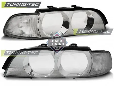 Передние фары BMW E39 (1995-2000) HEADLIGHTS fits хром