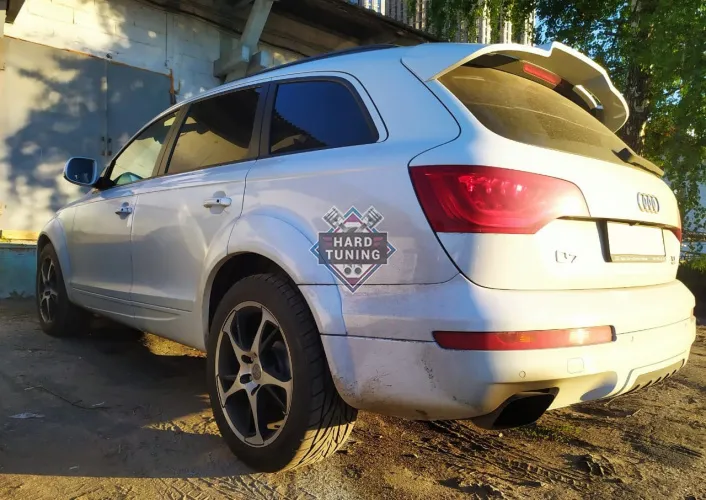Накладка на задний бампер ABT Audi Q7 4L рестайлинг