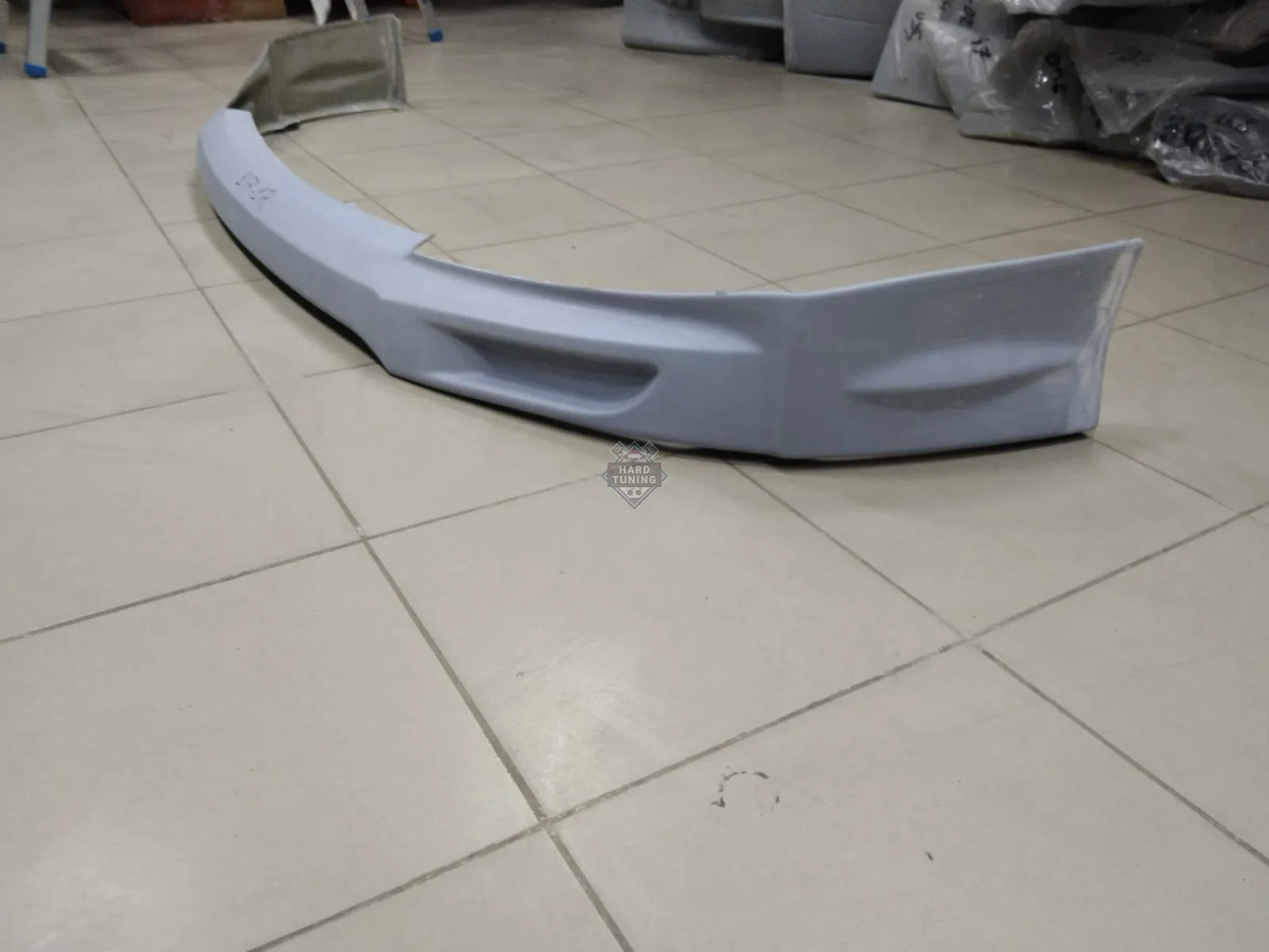 Накладка на передний бампер MUGEN Honda Civic 8 4D стеклопластик рестайлинг