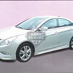 Накладки на пороги Hyundai Sonata YF