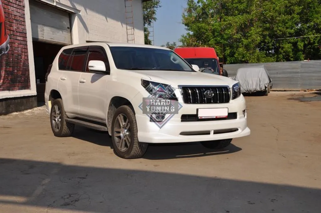 Юбка переднего бампера в стиле JAOS Toyota LC 150 PRADO