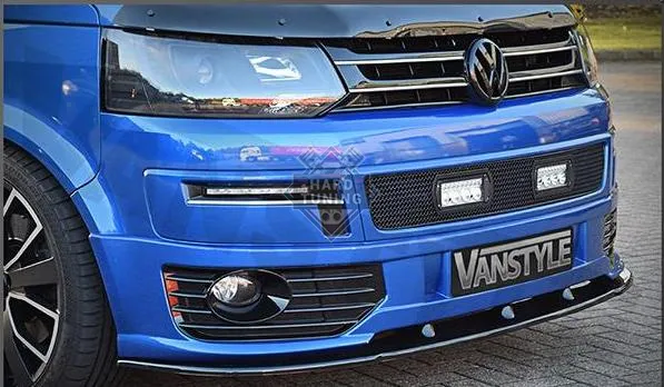Сплиттер спойлер переднего Rieger бампера Volkswagen T5