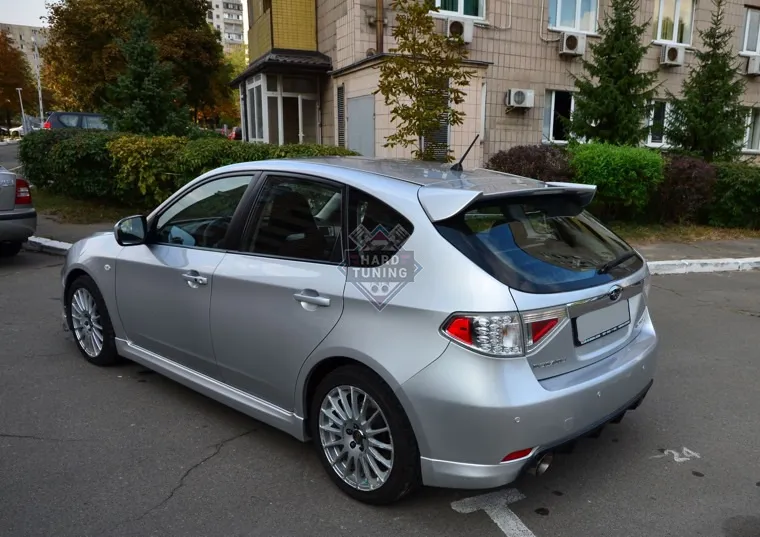 Спойлер GRB под штатный стоп-сигнал Subaru Impreza GH/GRB