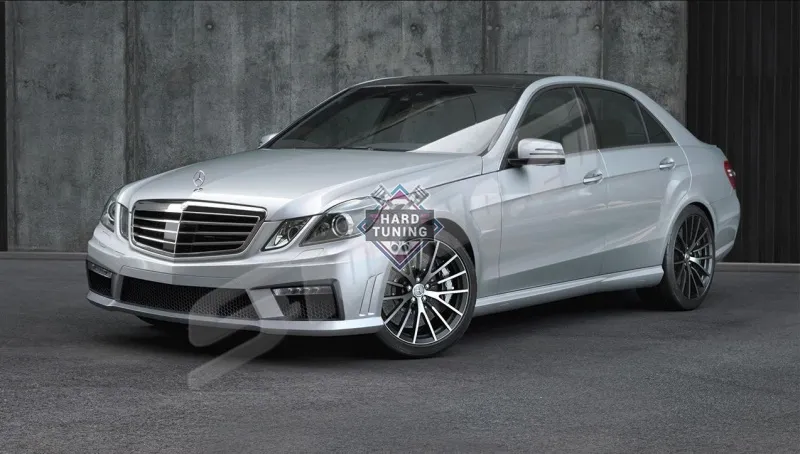Накладки на пороги ST Mercedes W212