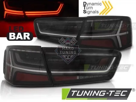 Задние фары AUDI A6 C7 (2011-2014) LIMOUSINE LED BAR TAIL LIGHTS SEQ fits тонированные