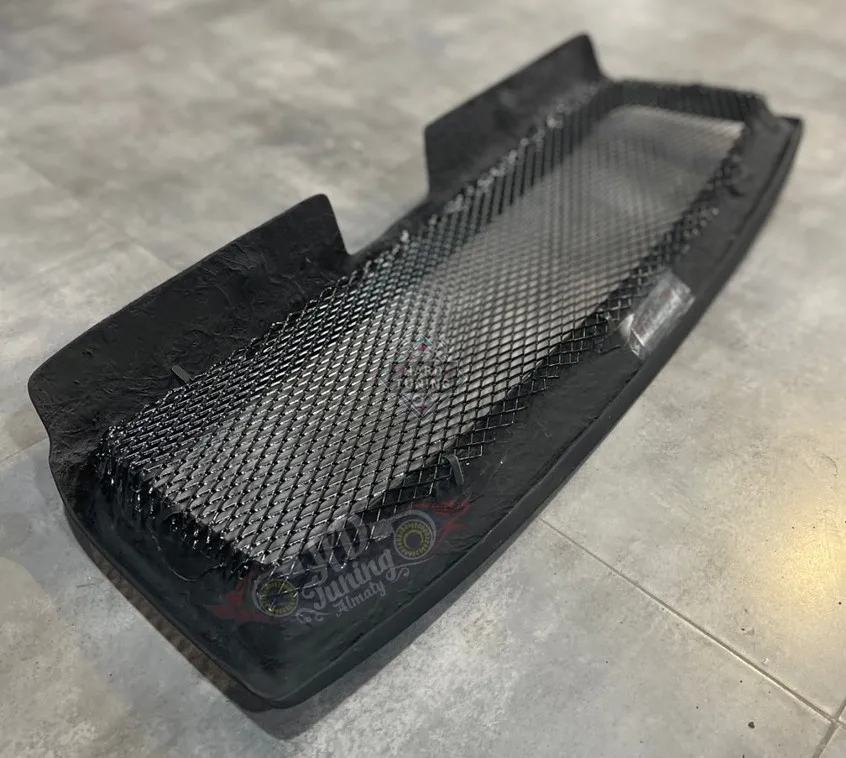 Решетка радиатора STI + реснички под фары Cross Sport Subaru Forester SG Дорестайлинг