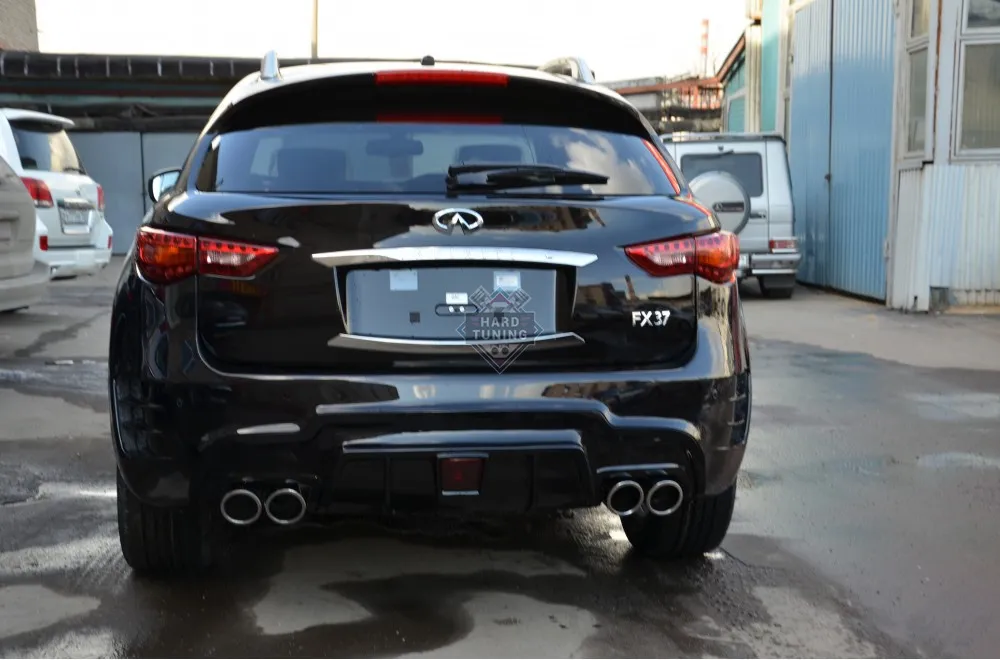 Задний бампер с диффузором Carat Infiniti FX30D/FX35/FX37/FX50 (S51)