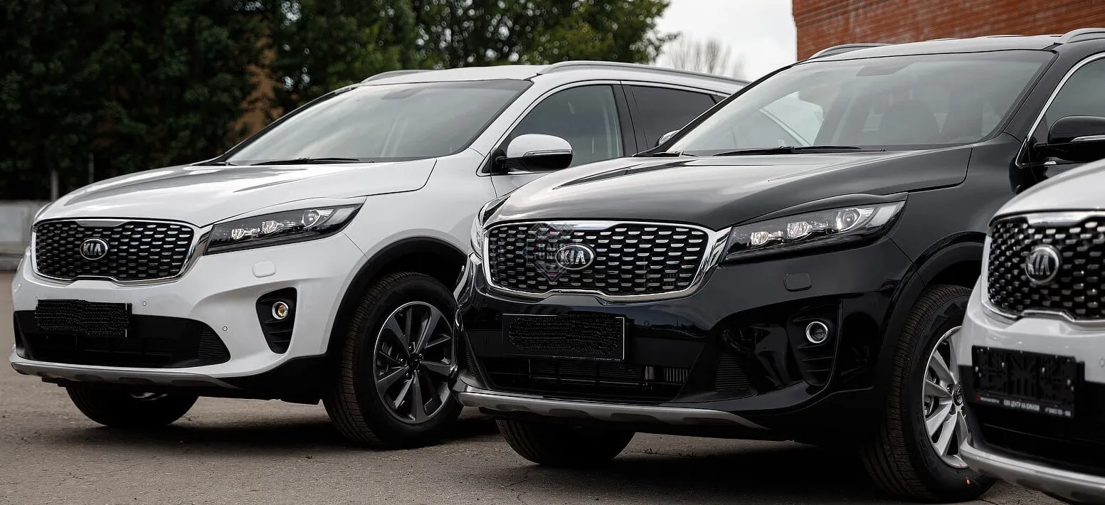 РЕСНИЦЫ ПЕРЕДНИЕ KIA SORENTO 3 PRIME 2014-2020 АБС ПЛАСТИК