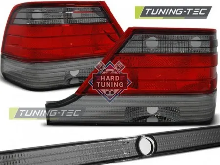 Задние фонари Mercedes W140 (1995-1998) красно-тонированные