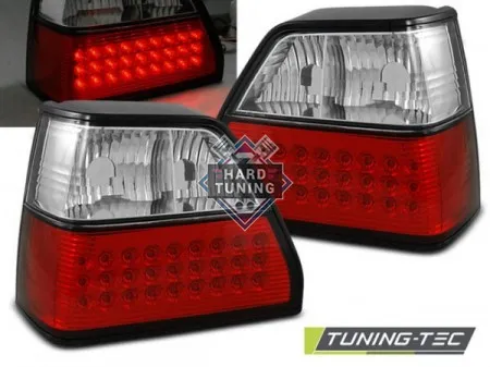 Задние фары VW GOLF 2 (1983-1991) LED TAIL LIGHTS fits красно-белые