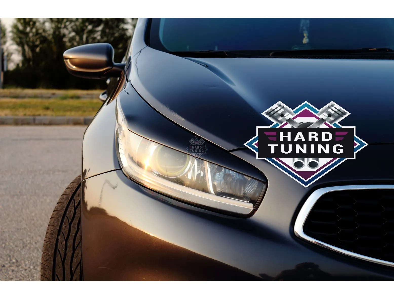 Накладки на фары KIA CEED 2 JD 2012-2018