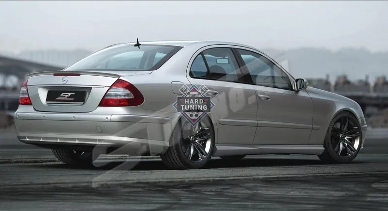 Накладка на задний бампер ST Mercedes E-Class W211