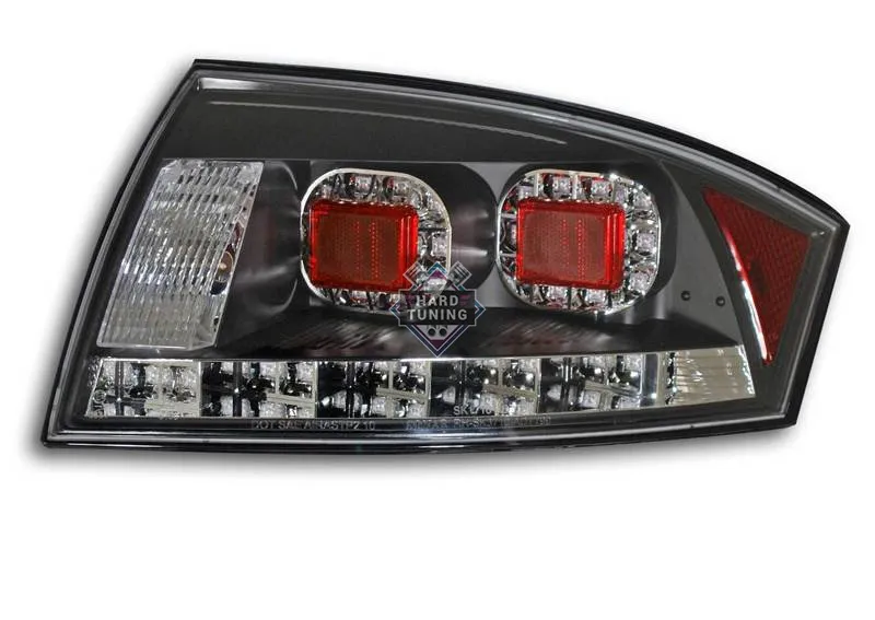 Задние фонари Ауди ТТ 1999-2006 (Audi TT), светодиодные, черные. Sonar.