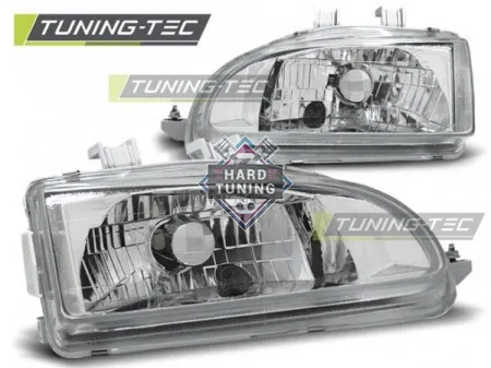Передние фары Honda Civic 5 2D/3D (1991-1995) хром