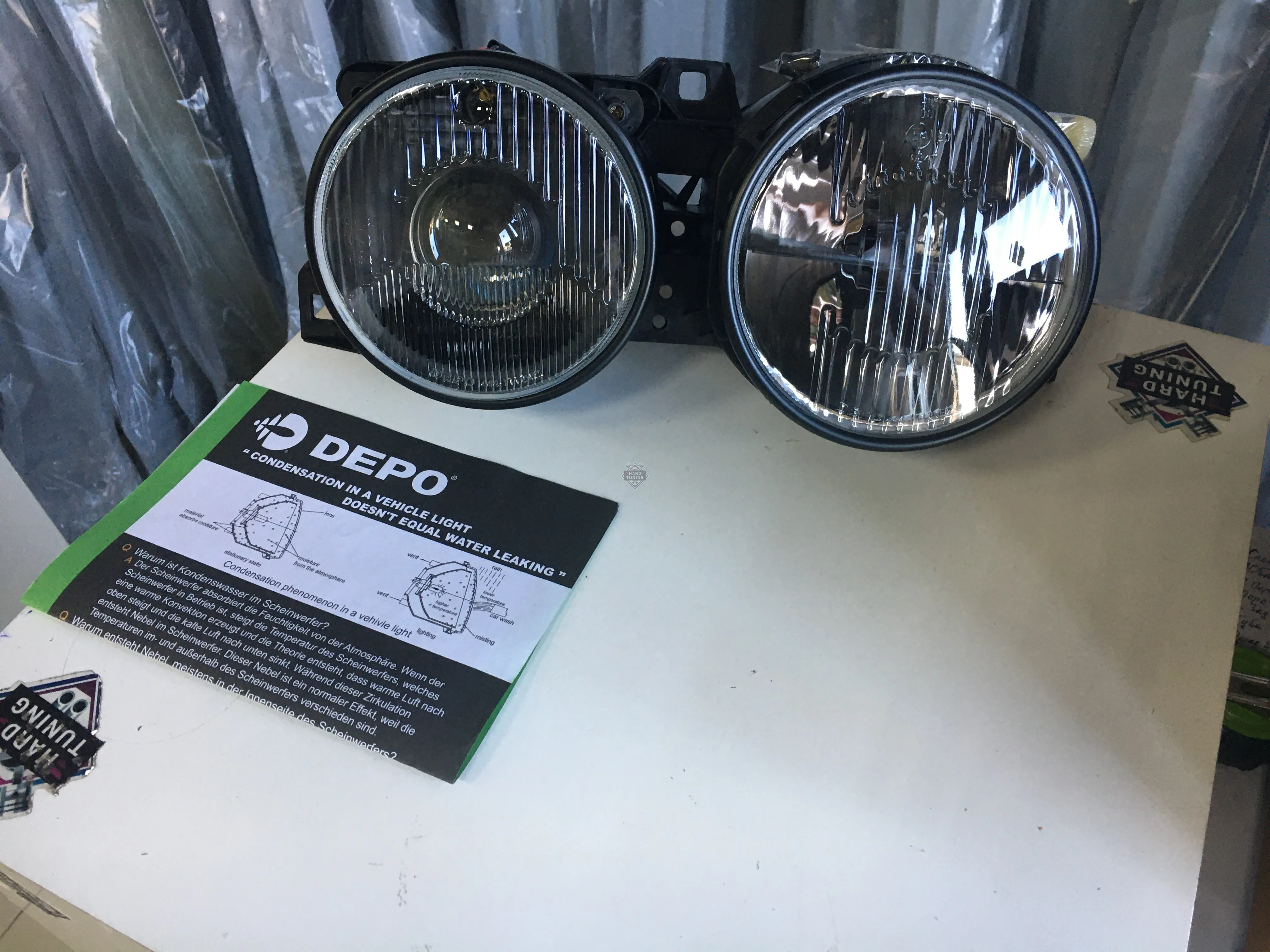Передние фары BMW E30 (1982-1994) HEADLIGHTS fits черные