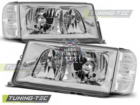 Передние фары Mercedes W201/190 (1982-1993) хром