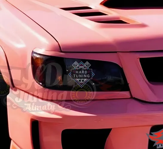 Реснички V1 на фары Subaru Forester SF Дорестайлинг
