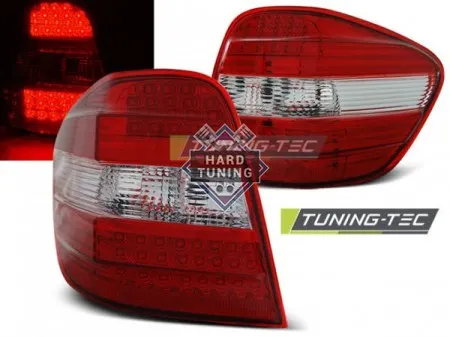 Задние фонари Mercedes M-Class W164 (2005-2008) LED красно-белые