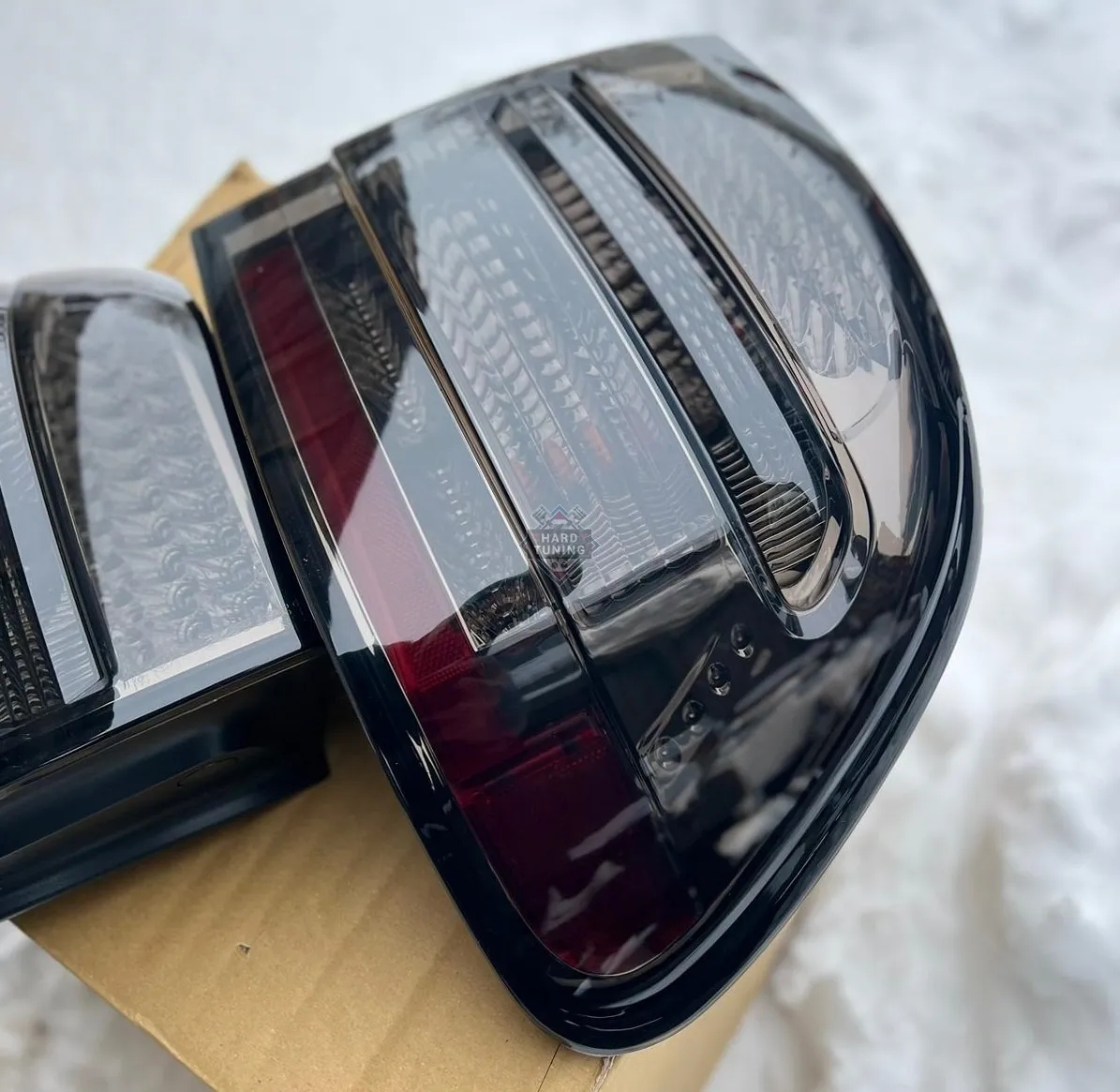 Задние фонари Porsche Cayenne (2002-2006) LED тонированные