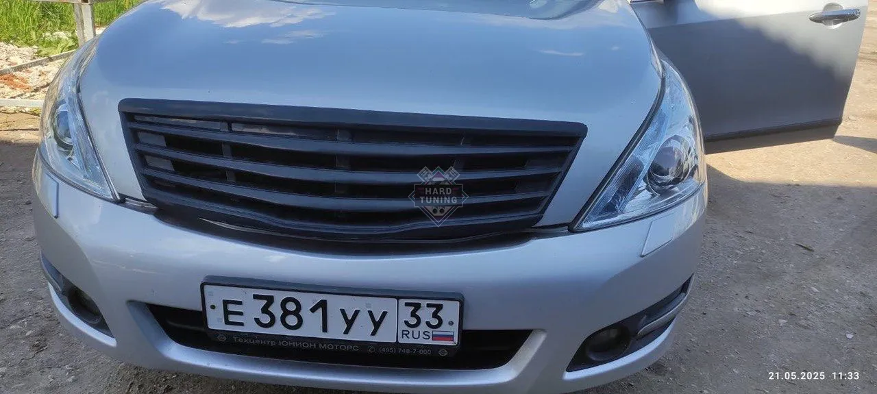 Решетка радиатора HT Nissan Teana 2 J32 без логотипа АБС пластик