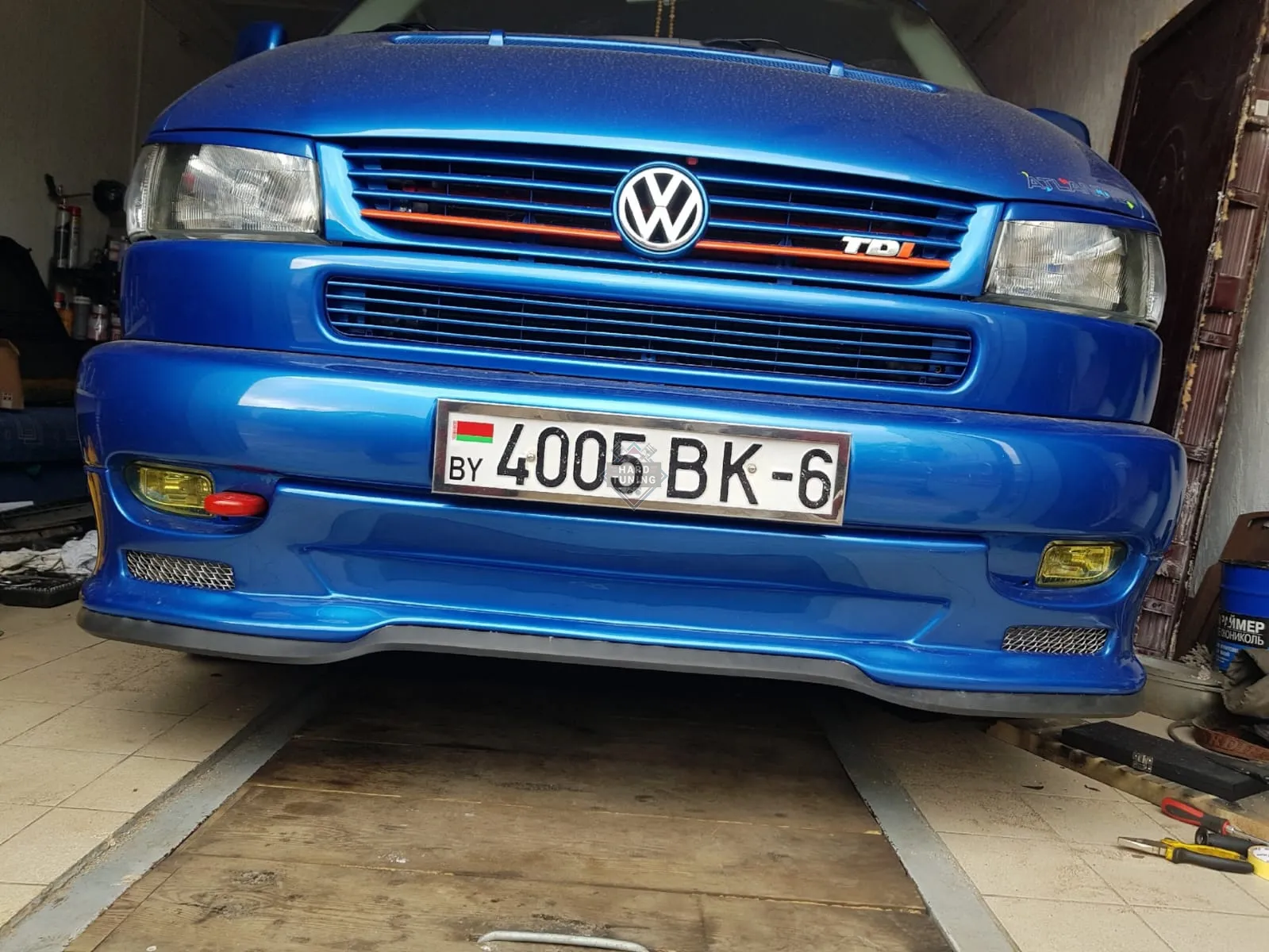 Накладка на передний бампер Rieger Volkswagen T4 рестайл