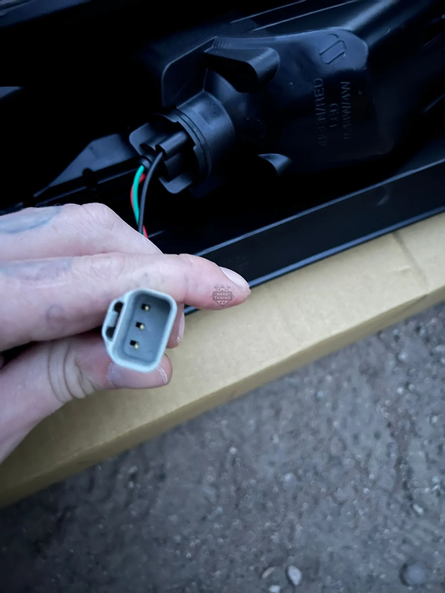 Задние фонари Ford Focus MK2 (2004-2008) Hatchback LED черные