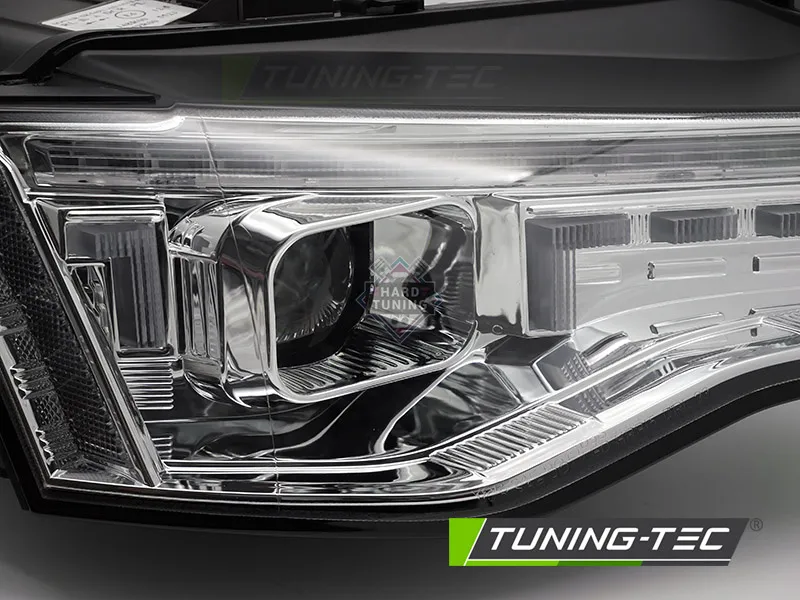 Передние фары AUDI A5 (2011-2016) XENON HEADLIGHTS LED SEQ Хром