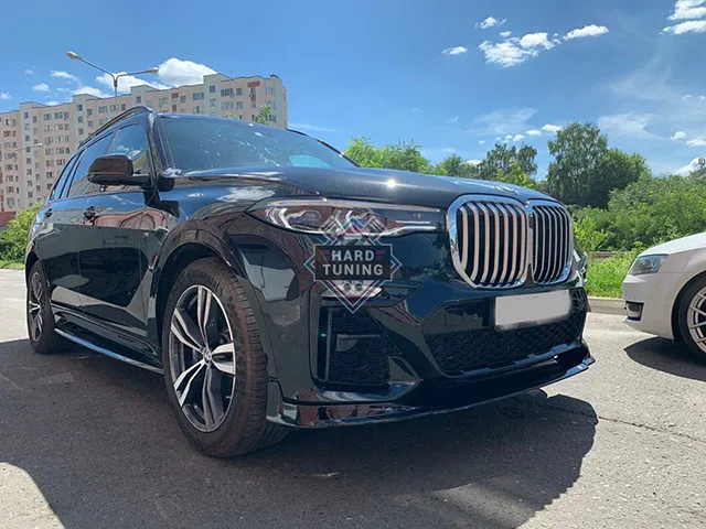 Сплиттер переднего бампера Parsan BMW X7 G07