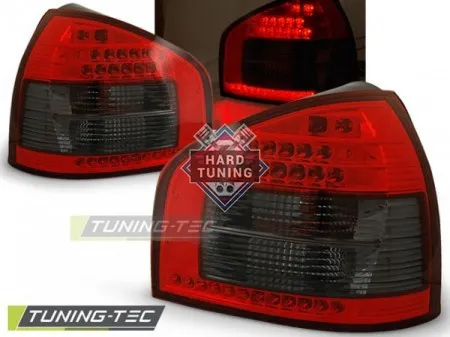 Задние фары AUDI A3 8L (1996-2000) LED TAIL LIGHTS fits красно-тонированные