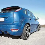 Накладка-диффузор на задний бампер LORD Ford Focus 2 хетчбек рестайлинг