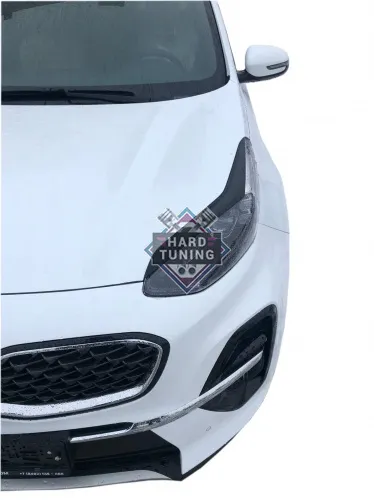 РЕСНИЧКИ ПЕРЕДНИЕ УГЛОВАТЫЕ KIA SPORTAGE 4 2016-2020 АБС ПЛАСТИК