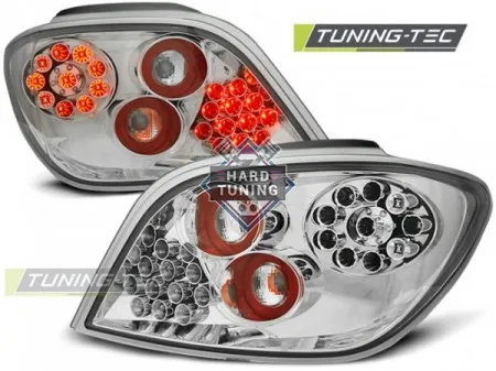 Задние фонари Peugeot 307 04.01-07 LED хром